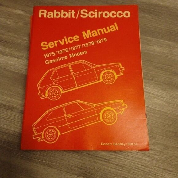 ⭐️Paperback Rabbit / Scirocoo service manual - Picture 1 of 2
